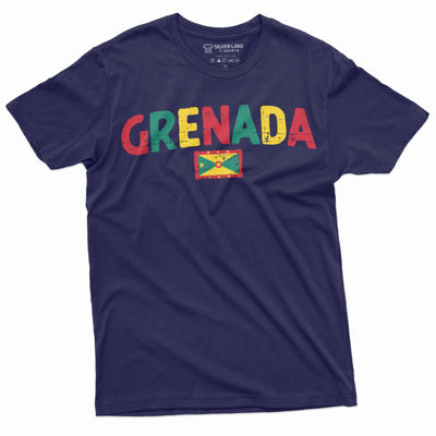 Men's Grenada Shirt Grenada Patriotic Shirt Grenadian Gifts Grenada Traveler Shirt Grenada Lover Tee