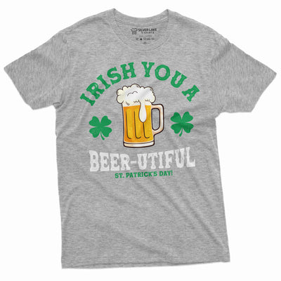 Saint Patrick's day Irish Beer-utiful st. Patricks day tee shirt men's paddy's day Tee shirt