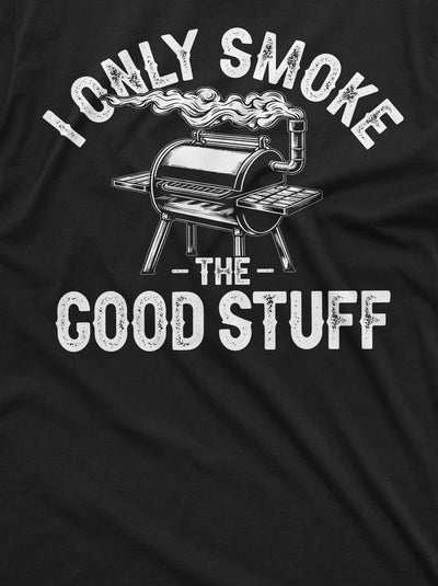 Men's Funny BBQ grilling grill T-shirt smoke good stuff double meaning dad uncle grandpa gift tee