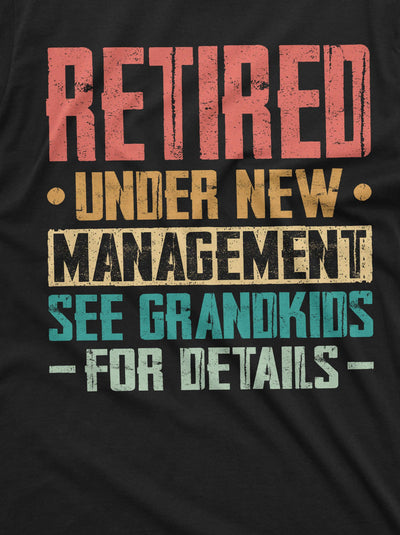Men's Grandpa funny T-shirt retired grandpa grandkids tee shirt Papa gift retirement tee