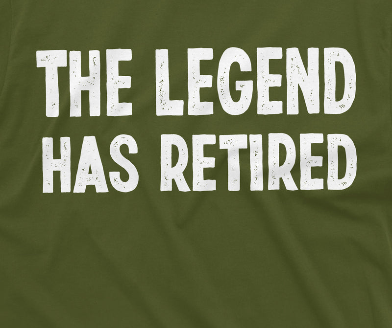 retirement T-shirt Legend has retired Work occupation Job Tee Retiree gift Grandpa Papa Tee