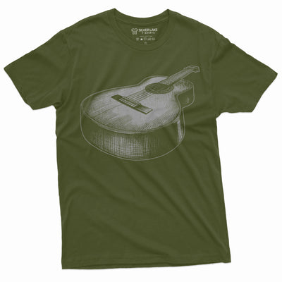 Men's Guitar 3D T-shirt Guitarist gift musician music country shirt guitar player Birthday gift